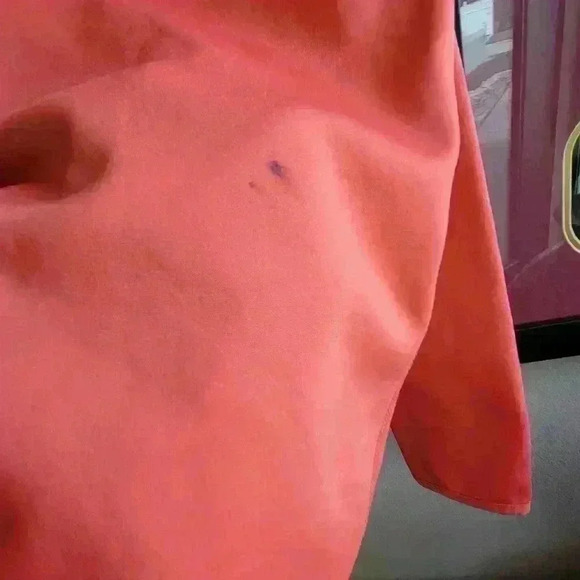 NIKE SWEATSHIRT HOODIE PULLOVER ORANGE "JUST DO IT" WOMEN'S SIZE M POCKET FRONT - Picture 9 of 9